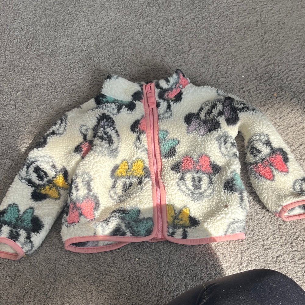 Jumping Beans Fleece Jacket with Cartoon Print